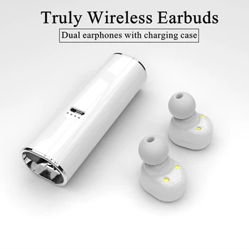 

S3 True Wireless bluetooth Earphones CVC Noise Cancelling Earbuds Stereo Button Control Waterproof Sports Headsets with HD Mic