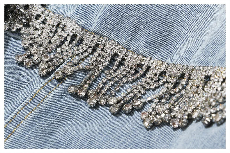 SuperAen Europe Thick Denim Jacket Women Cotton Wild Winter New Ladies Jackets Solid Color Single Breasted Women Clothing