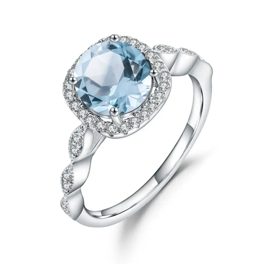 Драгоценный камень балет 2.57Ct натуральный Небесно-Голубой топаз драгоценный