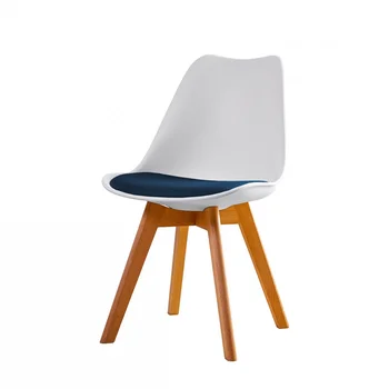 

Nordic Home Chair Modern Minimalist Solid Wood Desk Leisure Fabric Dining To Discuss s