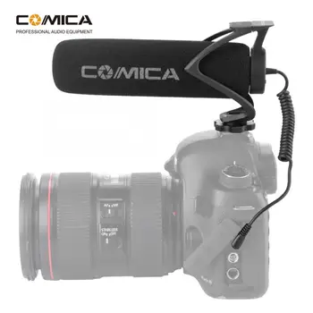 

Comica CVM-V30 LITE Super Cardioid Video Condenser Microphone Interview Video Mic for Canon Nikon DSLR Camera Smartphones
