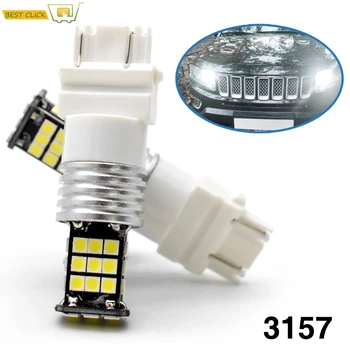

DRL Daylight Signal Lamp T25 3157 Led Canbus P27/7W 3457 3757 Led Car Truck RV Brake Reverse Lights Signal Tail Lamps 12V-24V