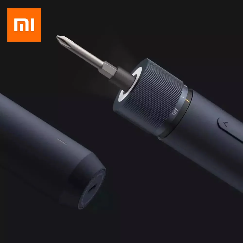 Photo Product XIAOMI HOTO Handle Electric Screwdriver Jig for drilling 3 Speed Torque Hand Tool Set отвертка 12 Long Bits Garden Tool Smart