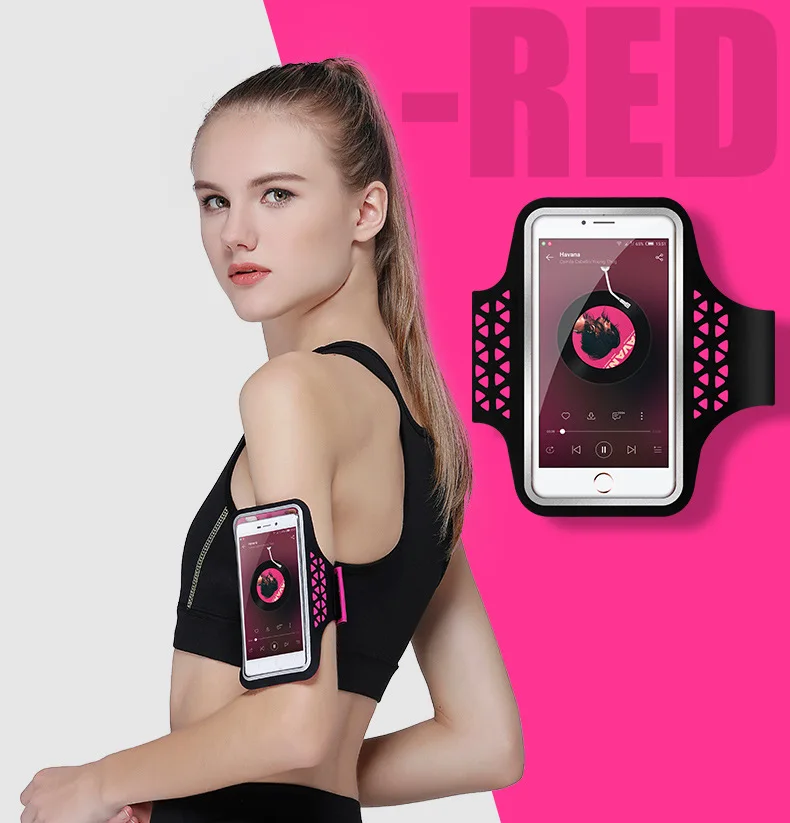 Спортивный чехол на руку для модного держателя, чехол на руку для смартфона, сотового телефона, сумка на руку, спортивный слинг для мобильного-7