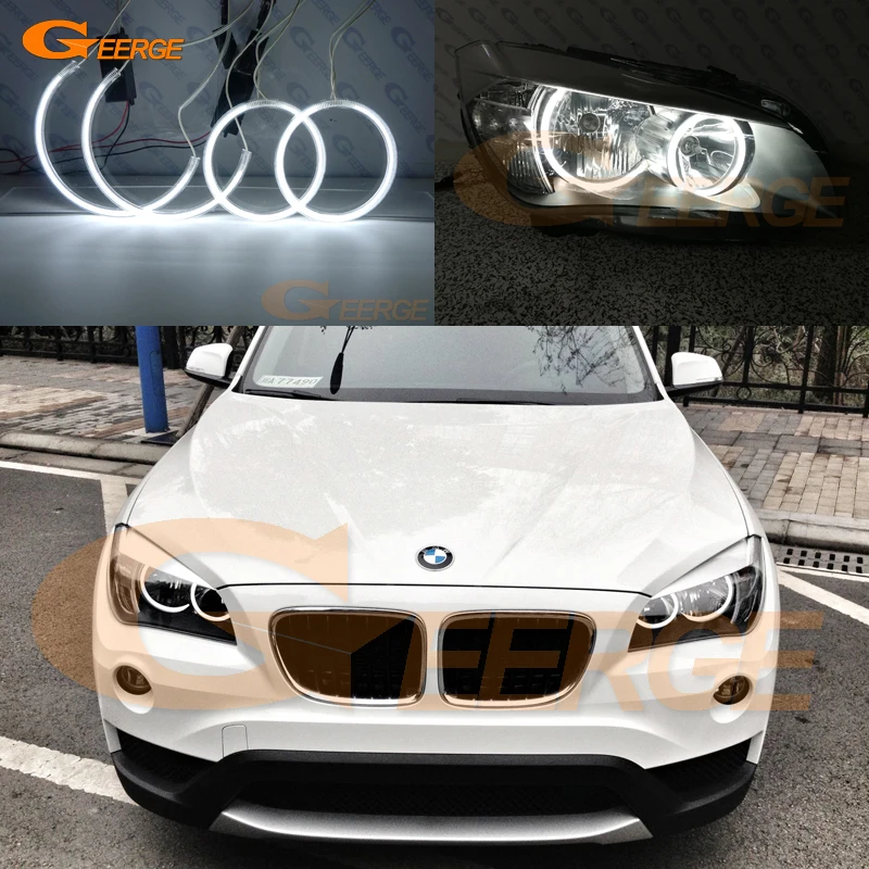 

For BMW X1 E84 2010 2011 2012 2013 2014 Halogen headlight Excellent compatible Ultra bright CCFL Angel Eyes kit halo rings DRL