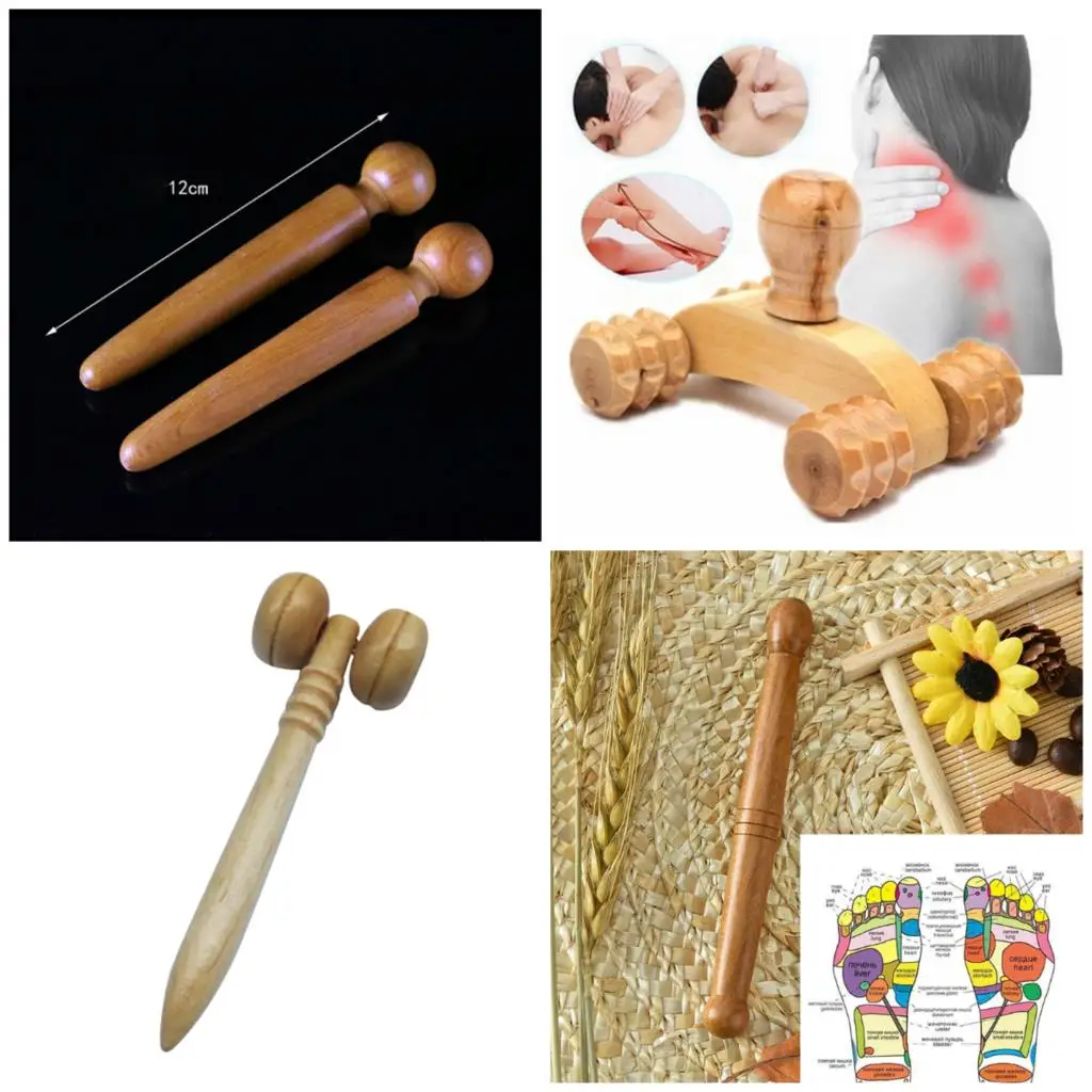 1 шт. деревянный ролик для массажа кожи вокруг глаз|massage wood|face roller massagerroller massage |
