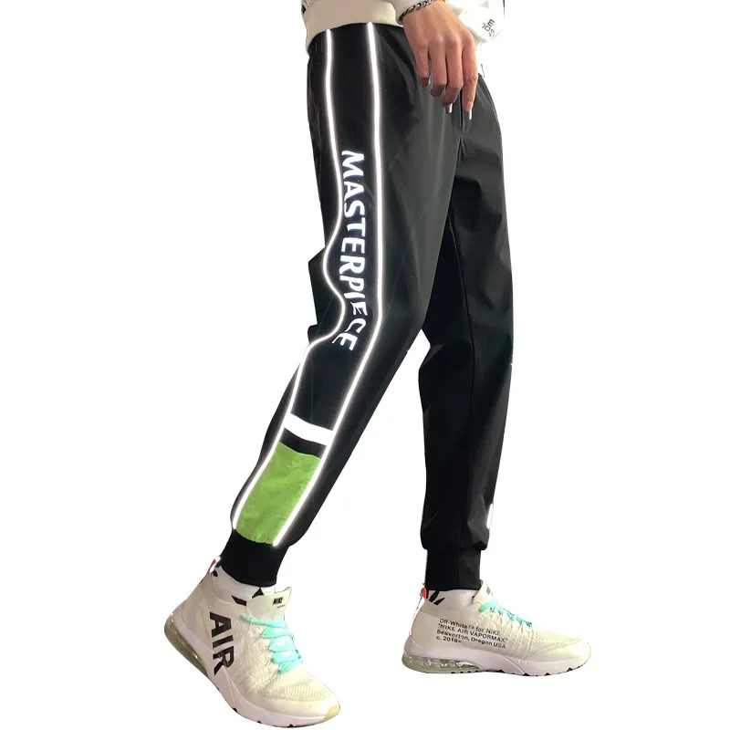 

Streetwear Hip Hop Joggers Fashion Men Loose Harem Pants Trousers Sport Casual Sweatpants 2020 Overalls Printed Cargo Sweatpants