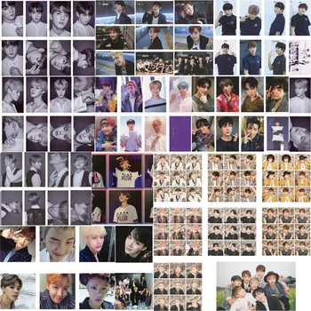 

Hot KPOP Bangtan Boys WINGS Album Photo Card Collection Photocard Self Made Paper Cards