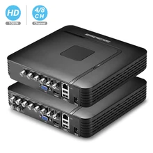 BESDER AHD 1080N 4CH 8CH CCTV AHD DVR Mini DVR para Kit CCTV VGA HDMI sistema de seguridad Mini NVR para cámara IP Onvif, DVR PTZ H.264