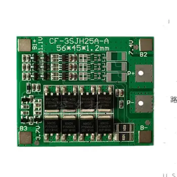 

BMS 3S 25A Li-ion Lithium Battery Protection Board 3S Li-ion BMS for 18650 Battery Pack Battery Accessory