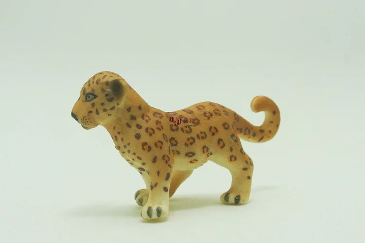 Model Wild Animal Model Walking xiao hua bao(Leopard) Plastic Emulate Toy