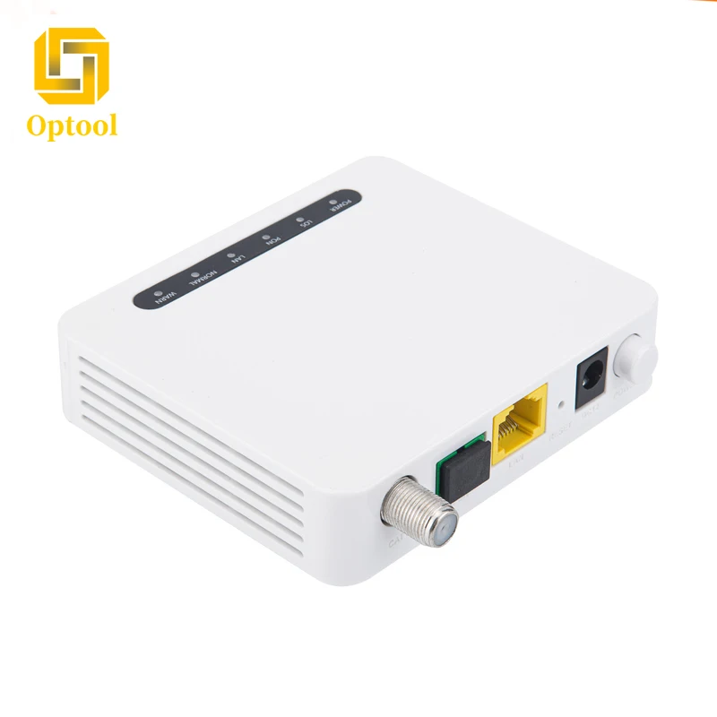 New 5pcs XPON 1GE+CATV ONU ONT Dual Band Ont xpon Fiber modem network router English version without power | Мобильные телефоны и