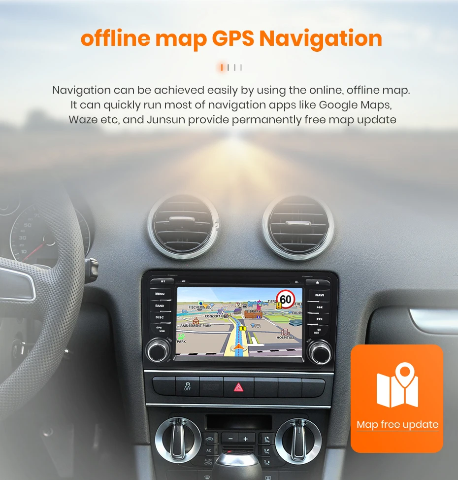 Autoradio GPS Android 10.0 Audi A3 S3 RS3 8P - RMS Autotechnik
