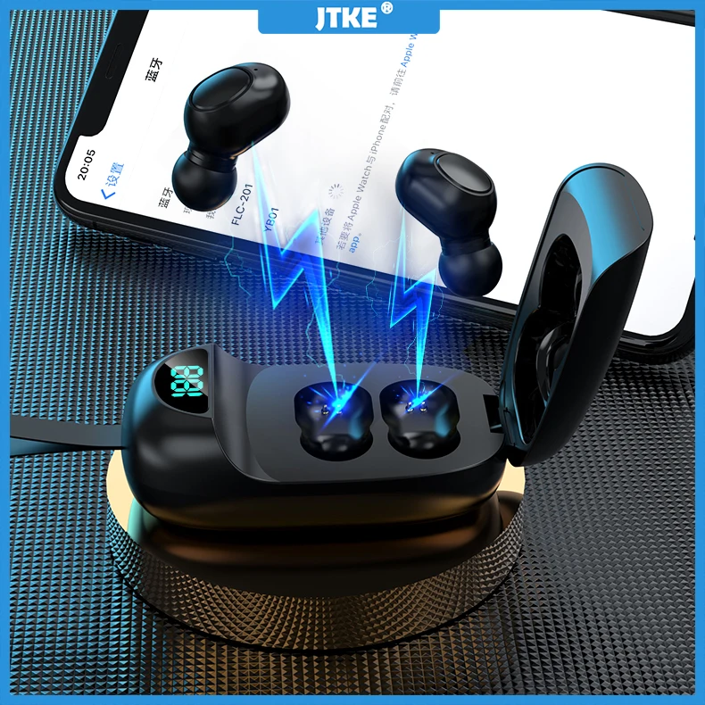 TWS беспроводные Bluetooth-наушники 5 0 для Xiaomi Airdots Honor Спортивная гарнитура 9D