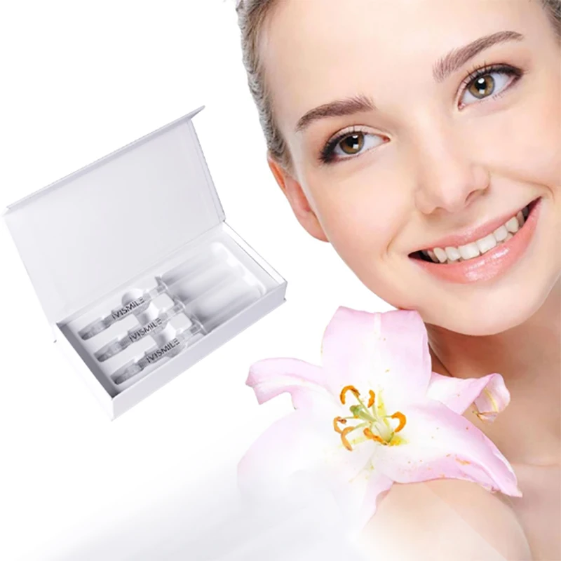 

IVISMILE Teeth Whitening Gel Kit 10ml Syringe Whitening dental material 3pcs Gel Pens Oral Care Professional Dental Bleaching