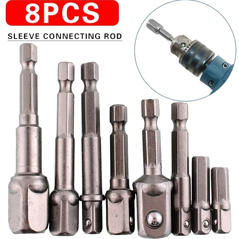 SDS Socket Drive Adapter Electric Drill Socket Adapter Drill Bit 1/4 3/