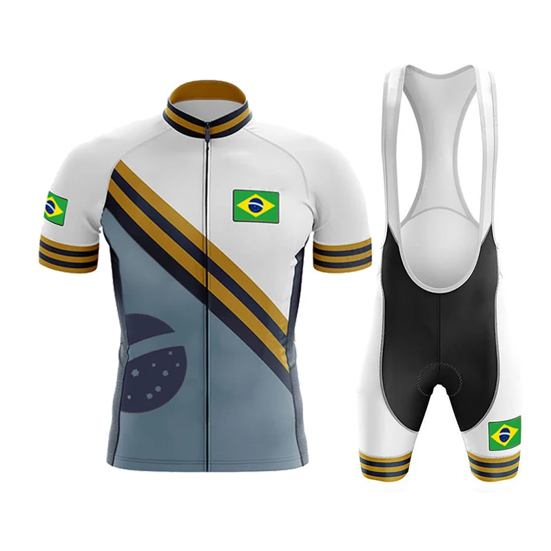 Vêtements Cyclisme Homme Été - Maillot Manche Courte Et Cuissard 19D Gel, Ensemble Respirant
