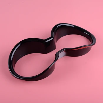 

DWCX ABS Black Interior Water Cup Holder Cover Trim Fit For Jeep Cherokee 2014 2015 2016 2017 2018