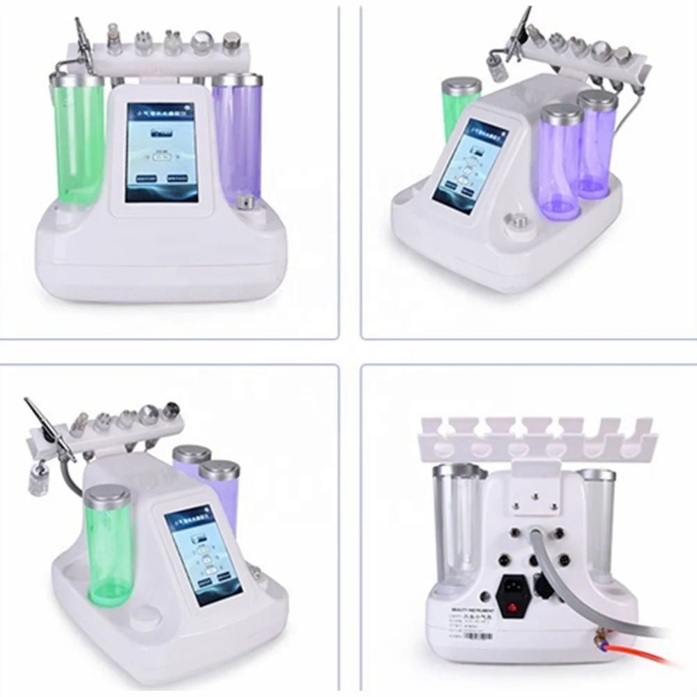 8 in 1 Hydra Dermabrasion RF Bio-lifting Spa Facial Machine Water Oxygen Jet Hydro Diamond Peeling 