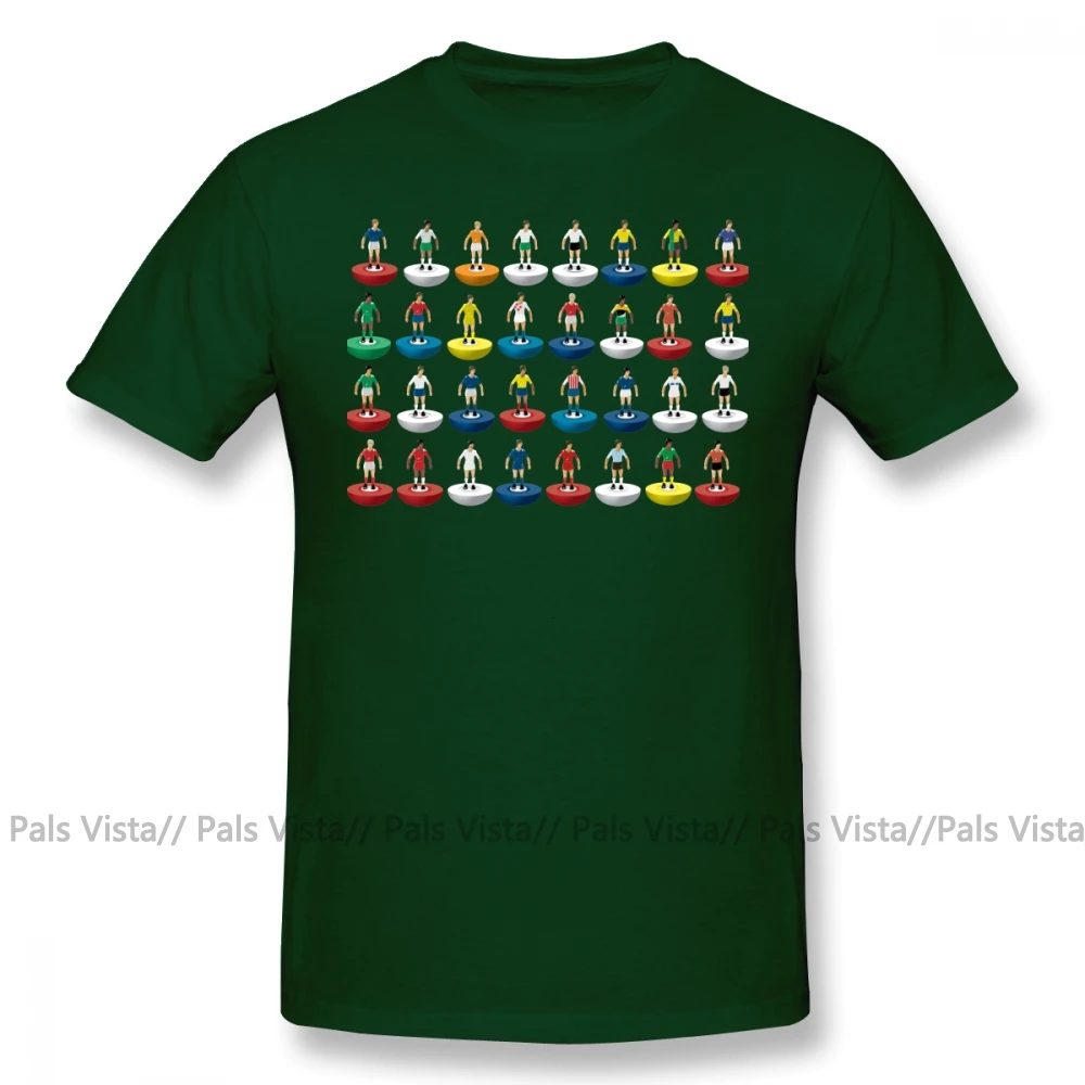 Subbuteo футболка World Subbuteo Players футболка уличная одежда с графическим принтом Футболка с коротким рукавом хлопок забавная Мужская футболка - Цвет: Бирюзовый