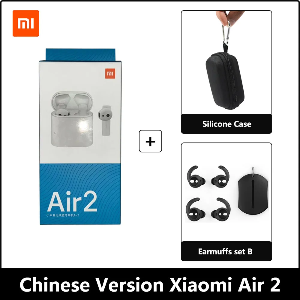 Oringinal Xiao mi Airdots Pro 2 беспроводные наушники TWS mi True Earbuds 2 LHDC Tap стерео управление Dual mi C ENC с mi c Handsfree - Цвет: Package black B