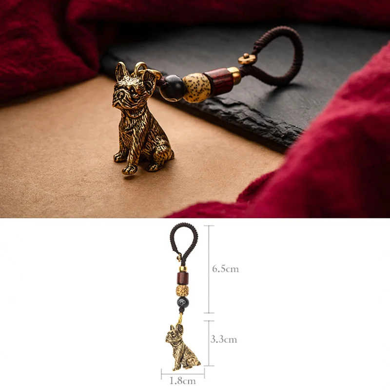 dog rope pendant brass (4)