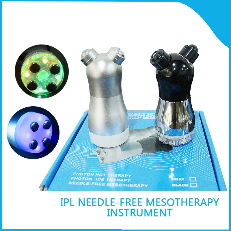

Electric 2 Color LED Photon Facial RF Radio Frequency Massager Mesotherapy Face Skin Lifting Hot No Needle Beauty Machine