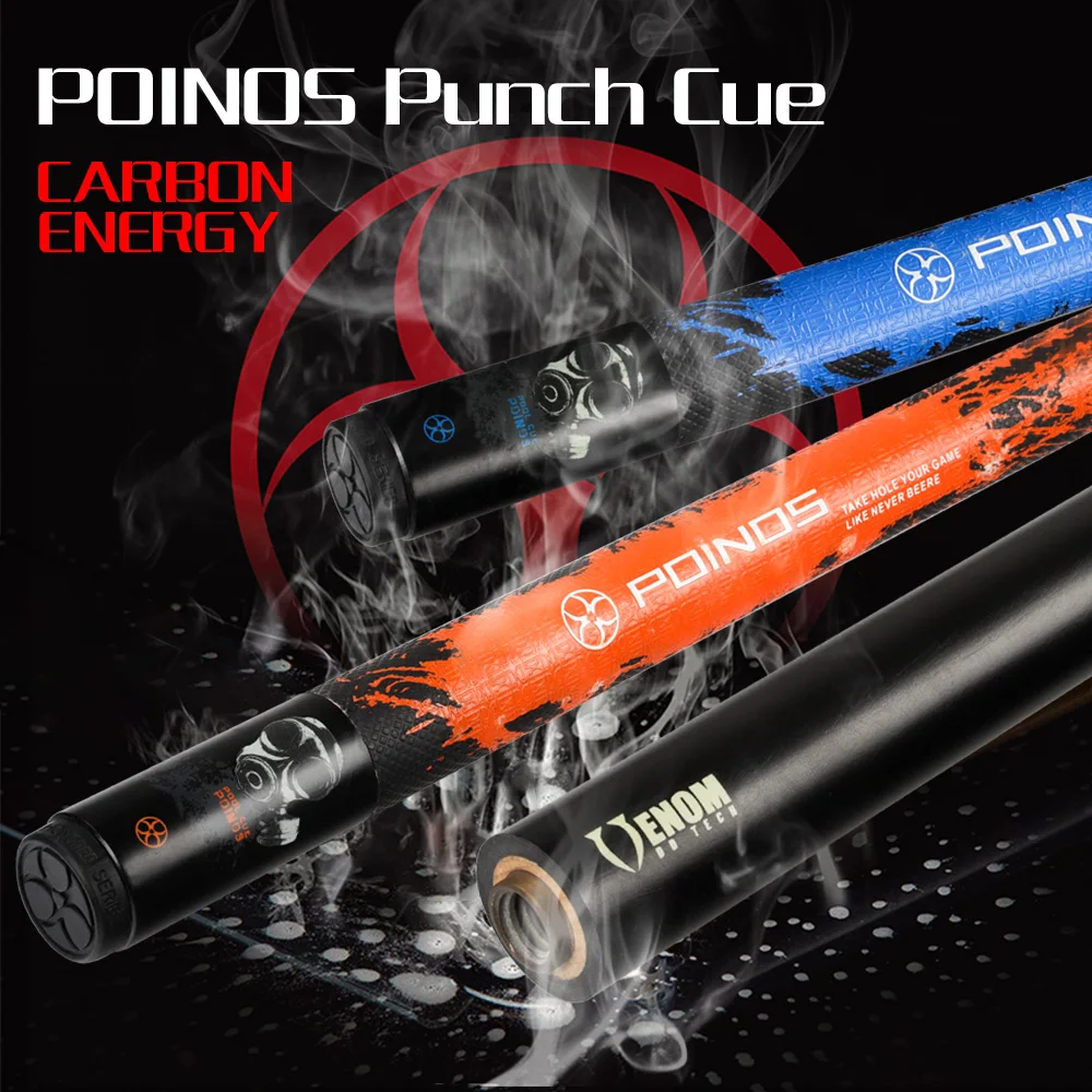 POINOS Cue Stick из углеродного волокна бильярдный Break 13 мм наконечник профессиональный