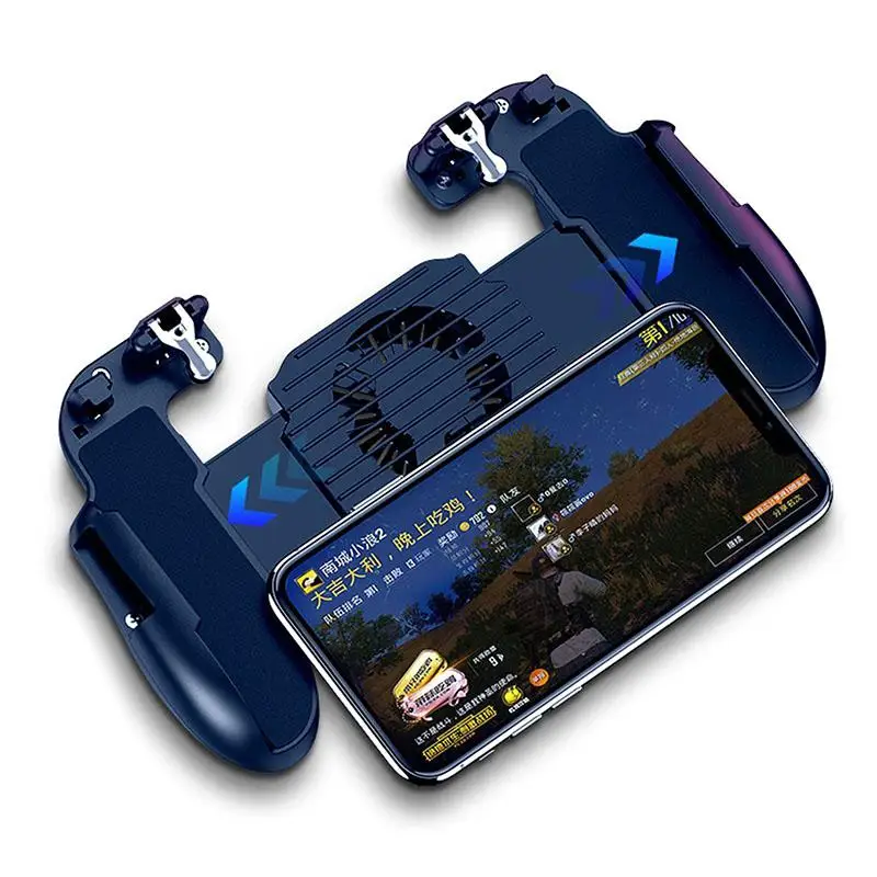  BEESCLOVER for PUBG Mobile Game Controller Gamepad with Cooling Fan Gaming Trigger for IOS Android