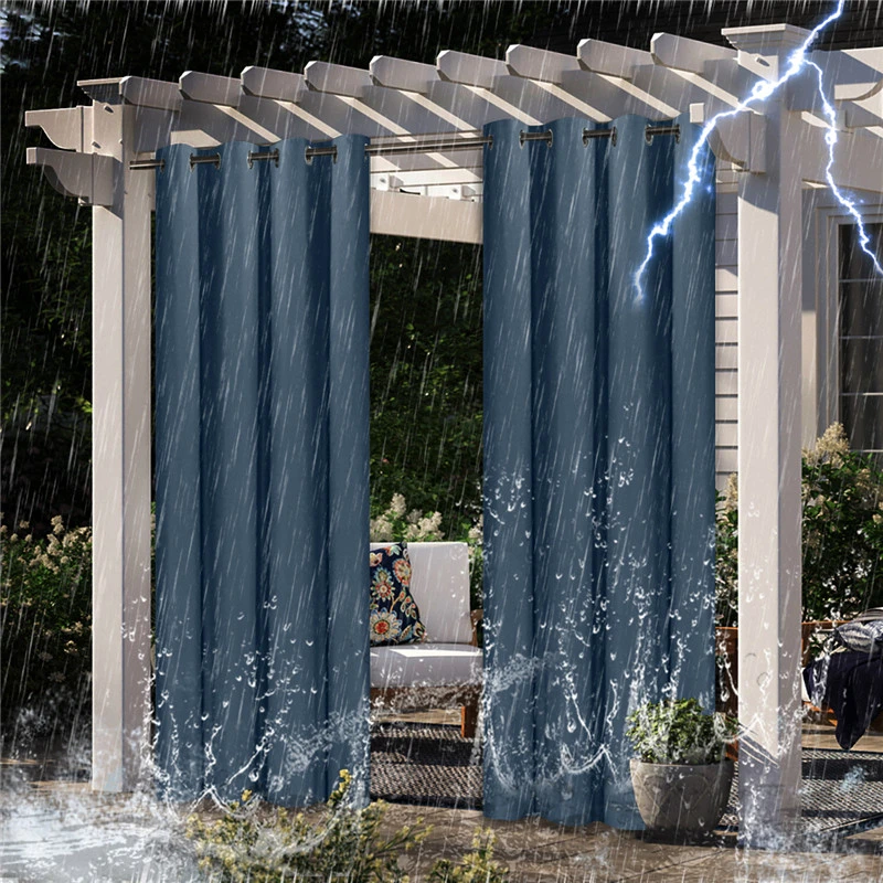 Prediken Verliefd ervaring Outdoor Sheer Gordijnen Patio Tuin Tuinhuisjes Veranda & Strand Draperie  Winddicht Pergola Gordijn Blackout Licht Waterdicht Gordijnen|Gordijnen| -  AliExpress