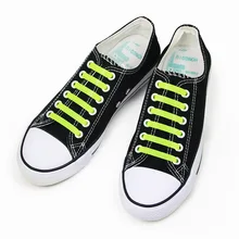 Силиконовые шнурки для обуви Специальные шнурки без шнурков на плоской подошве шнурки для мужчин и женщин резиновый эластичный шнурок для шнурков