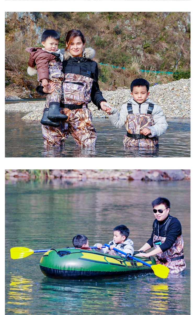 Подростковые регулируемые грязные водосплавы с резиновыми сапогами, Молодежные рыбацкие болотные походные игры