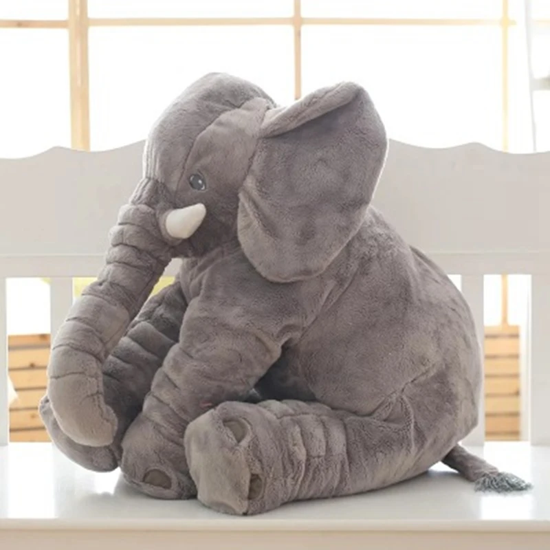 40cm Ins Baby Cushion Toy Elephant Pillow Infant Soft Appease Elephant Playmate Calm Plush Toys Stuffed Doll Girl Friend Gift
