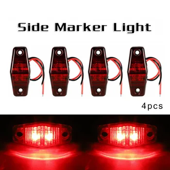 

Truck Side Marker Light Light Red & Amber Waterproof DIY 2.5" x 0.7" x 1"