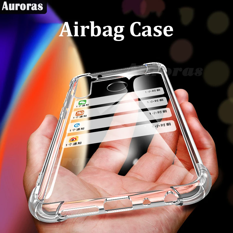 Официальный чехол Auroras для Realme C3 оригинальный противоударный телефона с четырьмя