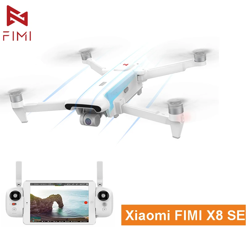 

FIMI X8 SE Camera Drone X8se Drone RC Helicopter 5KM FPV 3-Axis Gimbal 4K Camera GPS 33mins Flight Time RC Drone Quadcopter RTF