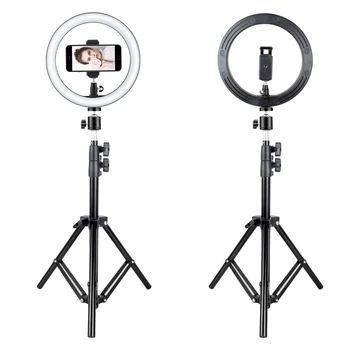 

12W Video Light Dimmable LED Selfie Ring Light USB ring lamp Photography Light with tripod stand for Makeup Youtube 2020