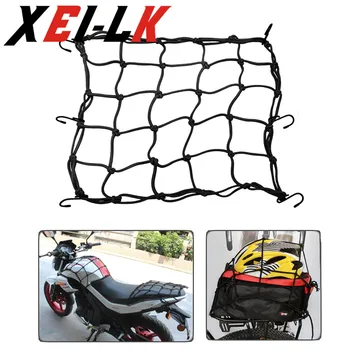 

XEILK Universal MT07 MT09 Helmet Cargo Motorcycle Helmet Grid Storage Bungee Organization Net For Yamaha MT-07 MT 07 MT-09 KTM
