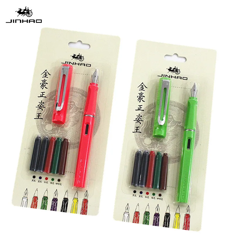 Ручка перьевая JINHAO 599A 0 5 мм ранцевые чернила набор ручек для студентов школьные