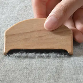 

Wooden Garment Care Anti Pilling Manual Sweater Brush Easy To Use Use Lint Remover Fabric Comb Easy Clean Trimmer Fuzzy