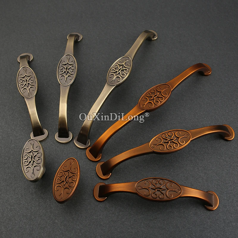 

Elegant 10PCS European Solid Zinc Alloy Cabinet Door Handles Drawer Pulls Cupboard Wardrobe Bookcase Cabinet Pulls Pens Handles