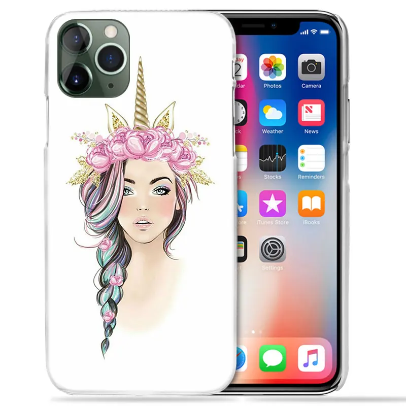Чехол из ТПУ с принтом «My Unicorn Girl» для iphone XR XS Max X 7 8 Plus 7+ 8+ 6S 6 5 5SE 5C 10, силиконовый чехол для телефона Kawai 11 11Pro