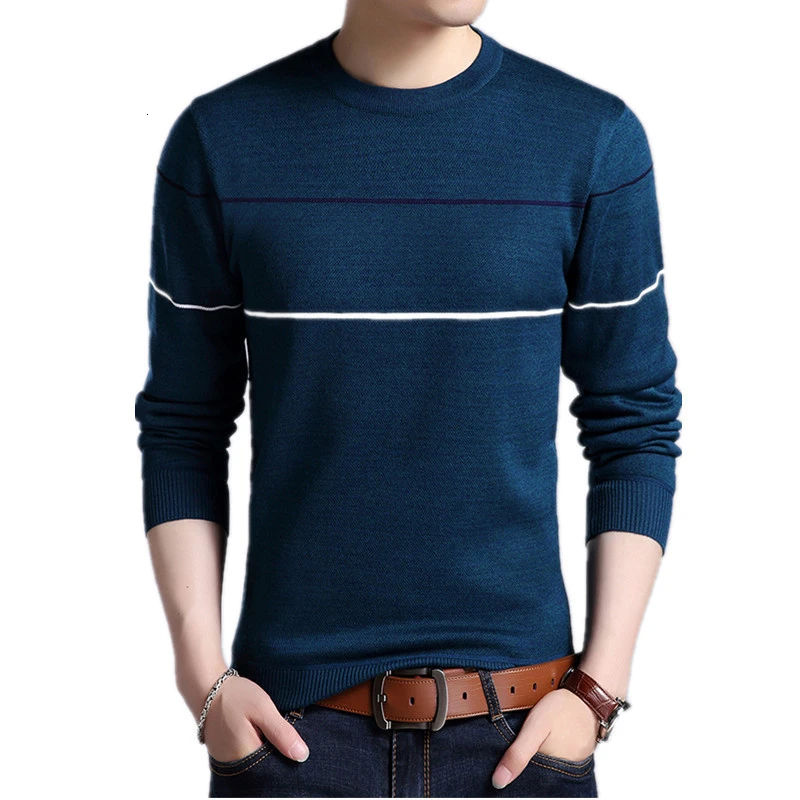 Толстые горячие кошки Voering o-образным вырезом Pull Homme Рождество Trui мужские зимние Wol Heren Truien Повседневный пуловер для мужчин