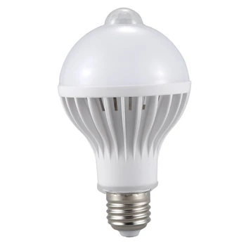 

E27 Led Bulb Light Motion Sensor Light LED PIR Motion Sensor Lamp Globe Bulb Light Lamp, 7W