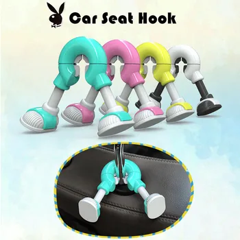 

Cartoons Car Seat Back Hook Universal Car Vehicle Seat Headrest Hooks Hanger Holder For Groceries Bag Handbag Auto Products