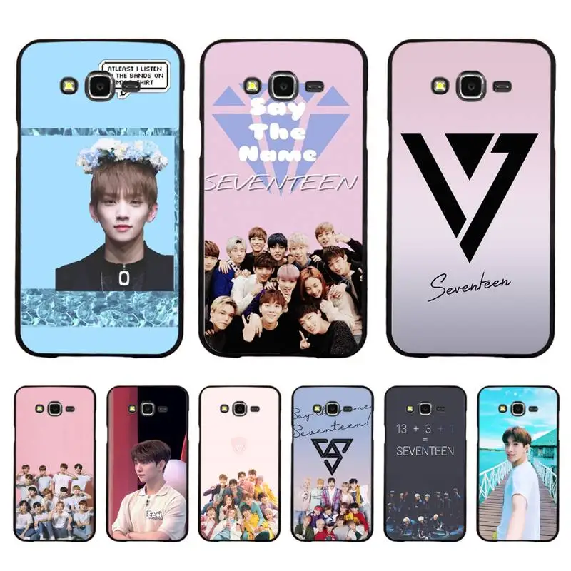 FHNBLJ Seventeen 17 Kpop Band Shell чехол для телефона Samsung A50 A70 A40 A6 A8 Plus A7 A20 A30 S7 S8 S9 S10 S20 |