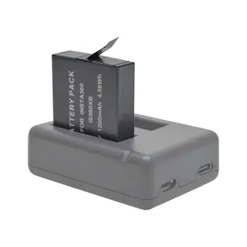 

Reachargeable Li-ion Battery For Insta360 ONE X 1200mAh 3.8V 4.56Wh LiPo Battery For Insta360 ONE X Camera Accessories