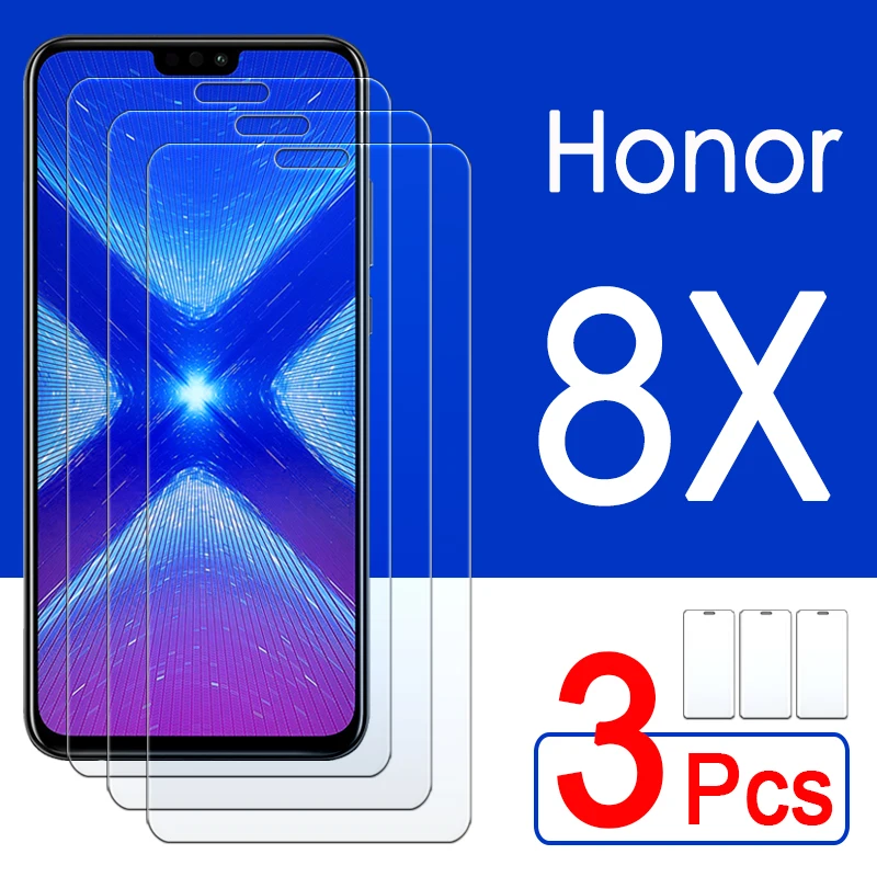 1-3 шт. Защитное стекло для huawei honor 8x8 x защита экрана honer x8 honor8x huawei8x закаленное