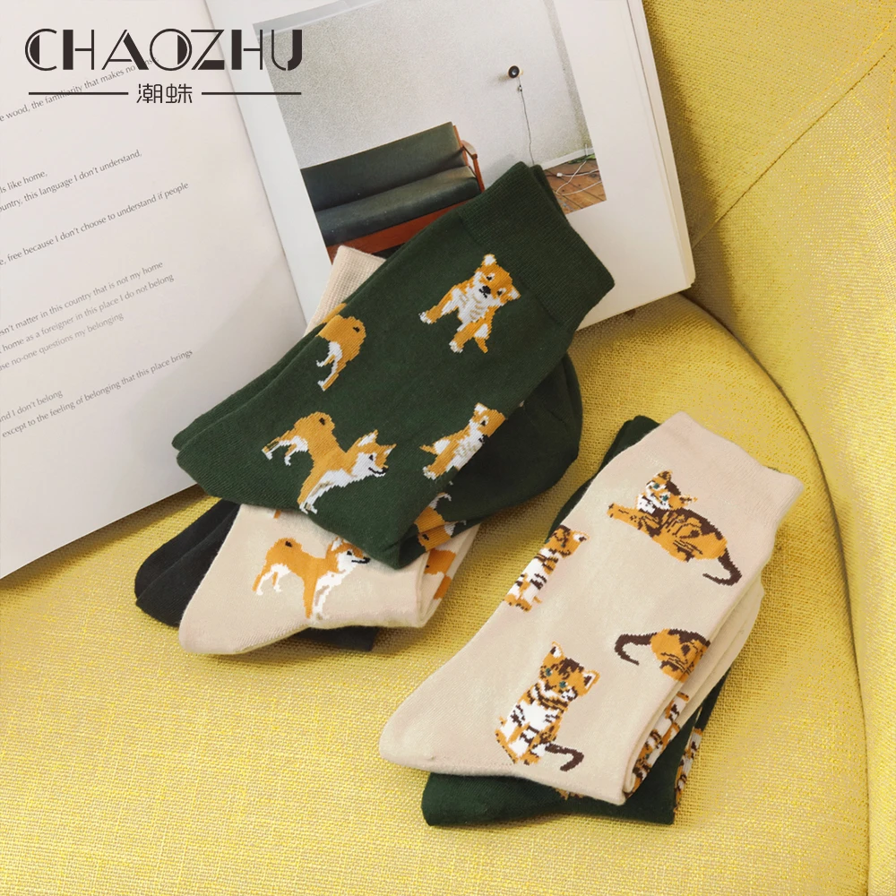 Носки CHAOZHU женские в японском и корейском стиле хлопковые для девочек женщин с