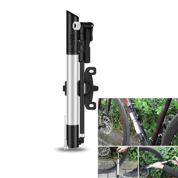 

Bicycle Pump Hand Air Pump Hose Pressure Gauge Cycling Tire Inflator Schrader Presta Valve Fork Portable Mini Pump